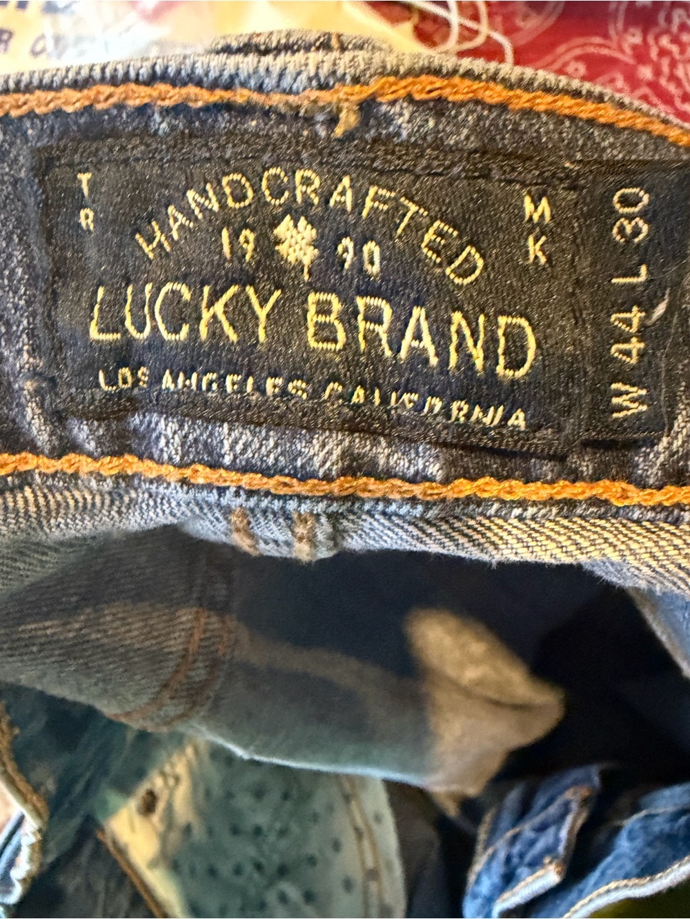 Lucky Brand Men's Blue Jeans 44x30